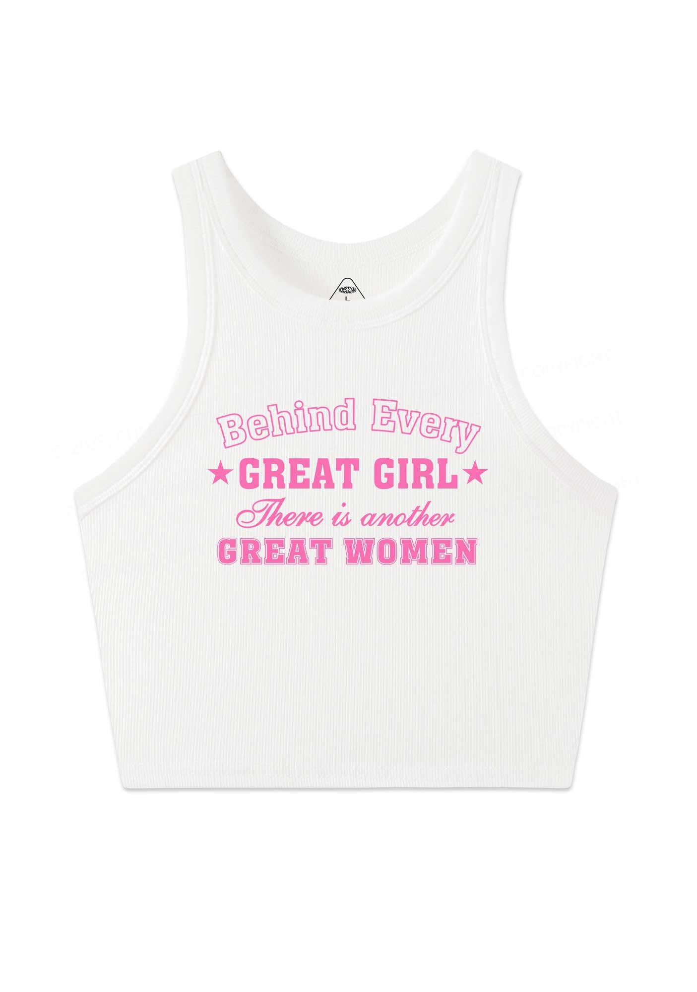 Great Girl Great Women Pride Y2K Crop Tank Top Cherrykitten