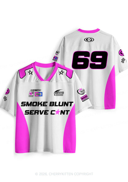 Smoke Blunt Serve Cxxt Y2K Sport Jersey Shirts Cherrykitten