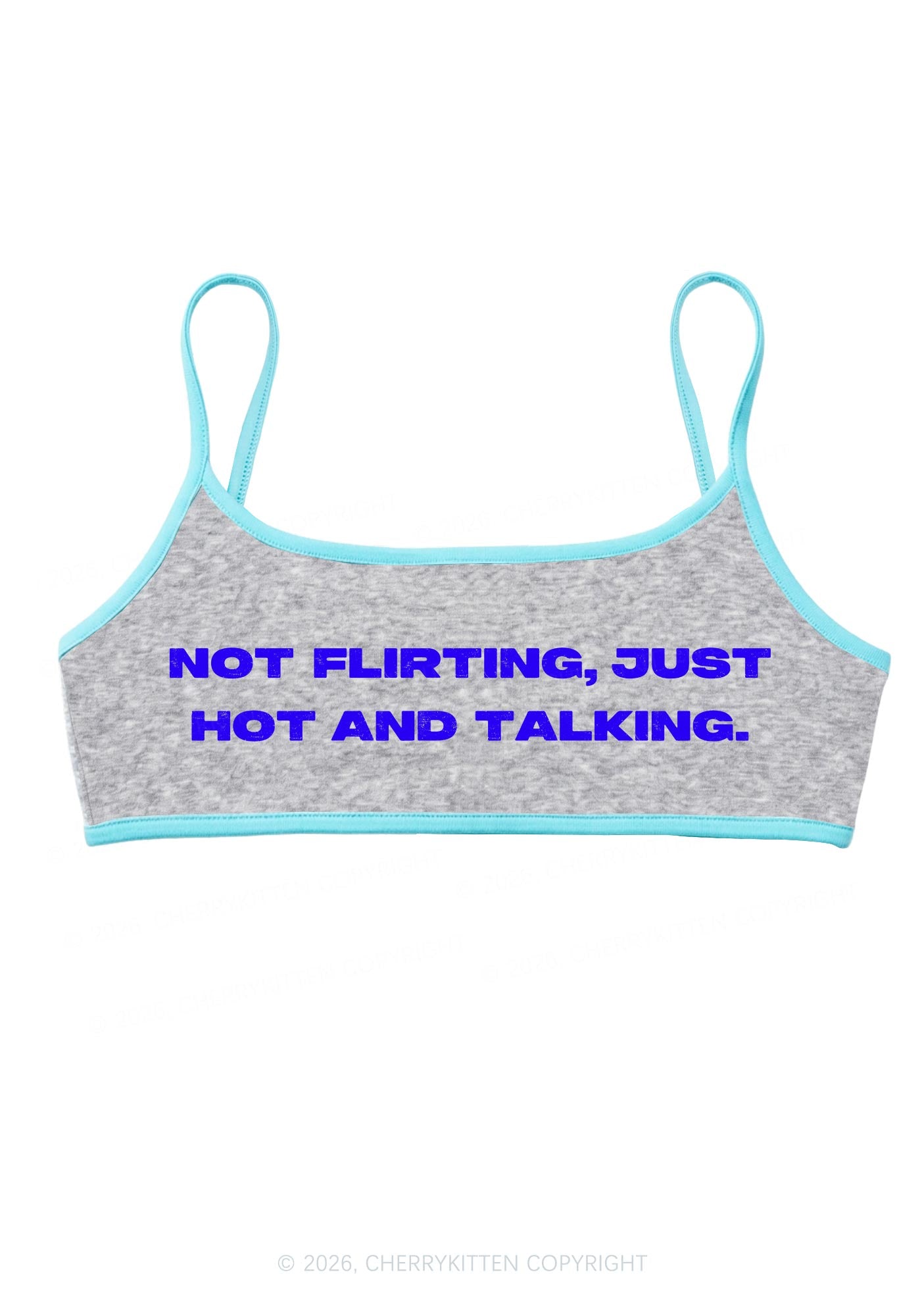 Just Hot And Talking Y2K Super Crop Cami Cherrykitten