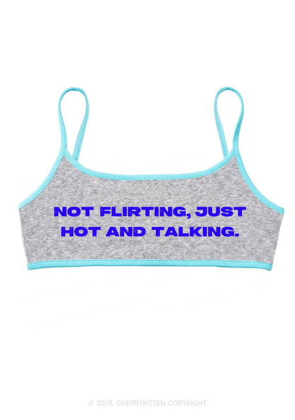 Just Hot And Talking Y2K Super Crop Cami Cherrykitten
