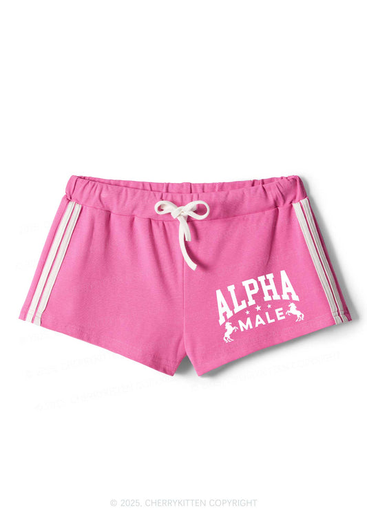 Alpha Male Y2K Drawstring Mini Shorts Cherrykitten