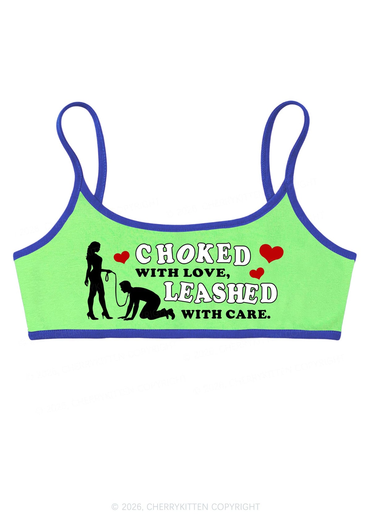 Choked With Love Y2K Super Crop Cami Cherrykitten