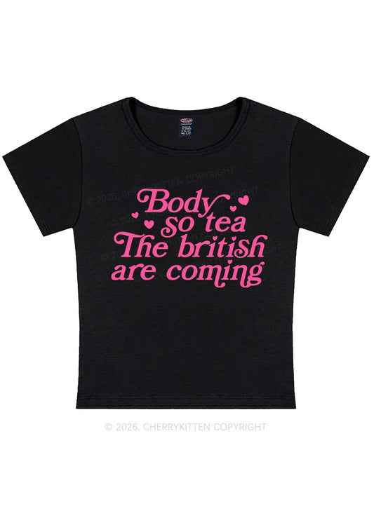 The British Are Coming Y2K Baby Tee Cherrykitten