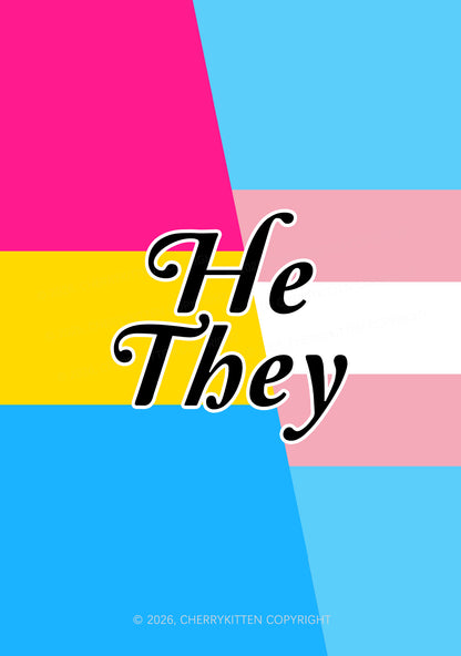 He They Pansexual Trans Pride 1Pc Y2K Pin Badge Cherrykitten