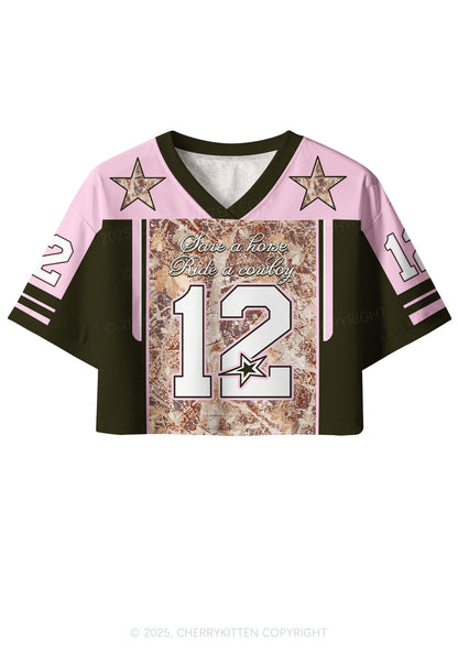 Custom Save A Horse Y2K Crop Sport Jersey Shirts Cherrykitten