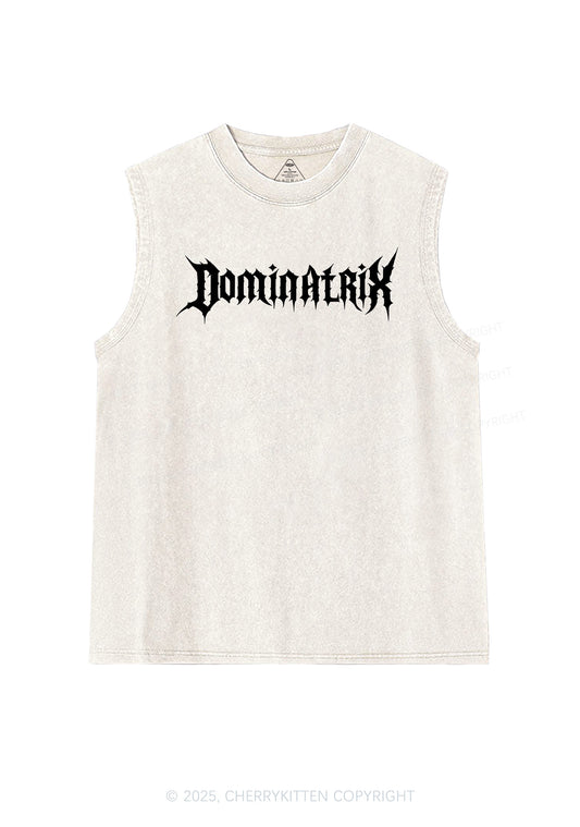 Dominatrix Y2K Washed Muscle Tank Cherrykitten