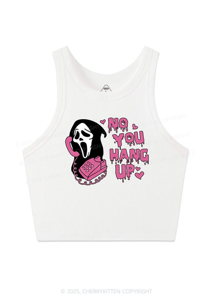 Halloween No You Hang Up Y2K Crop Tank Top Cherrykitten