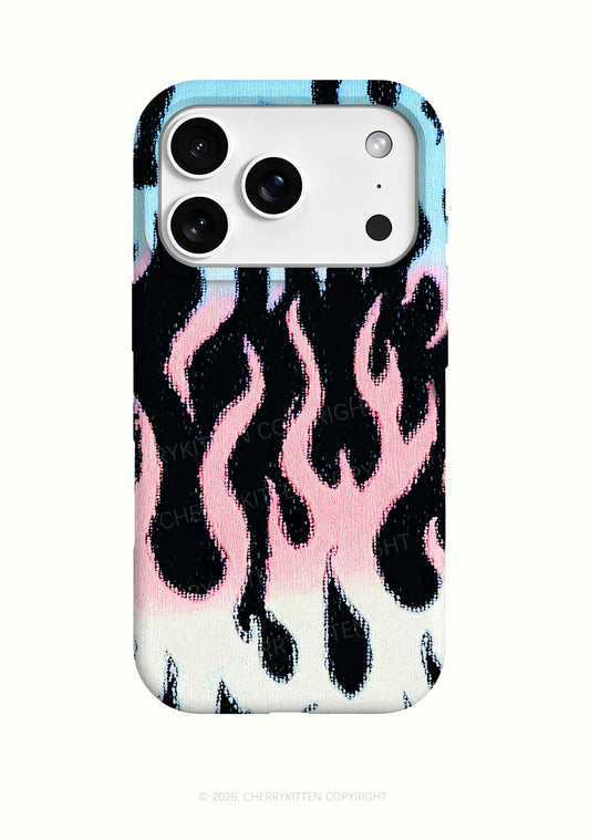 Trans Flame Pride Y2K Phone Case Cherrykitten