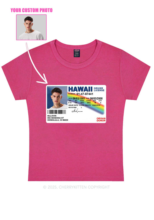 Custom MCL ID Y2K Baby Tee Cherrykitten