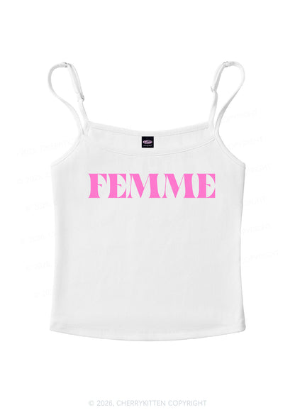 Femme Pride Y2K Spaghetti Strap Cami Cherrykitten