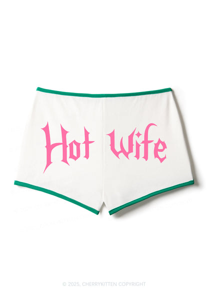 Hot Wife Y2K Contrast Mini Shorts Cherrykitten