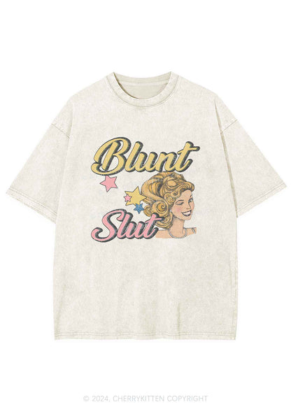 Blunt Slxt Y2K Washed Tee Cherrykitten