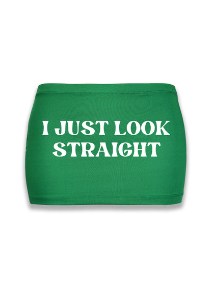 I Just Look Straight Y2K Mini Hip Skirt Cherrykitten