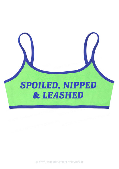 Spoiled Nipped Leashed Y2K Super Crop Cami Cherrykitten