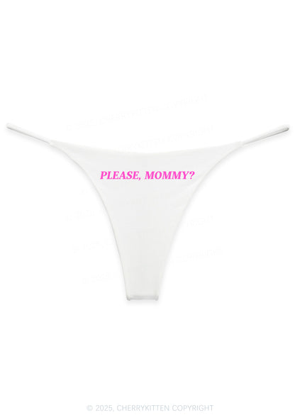 Please Mommy Y2K Bikini String Thong Cherrykitten