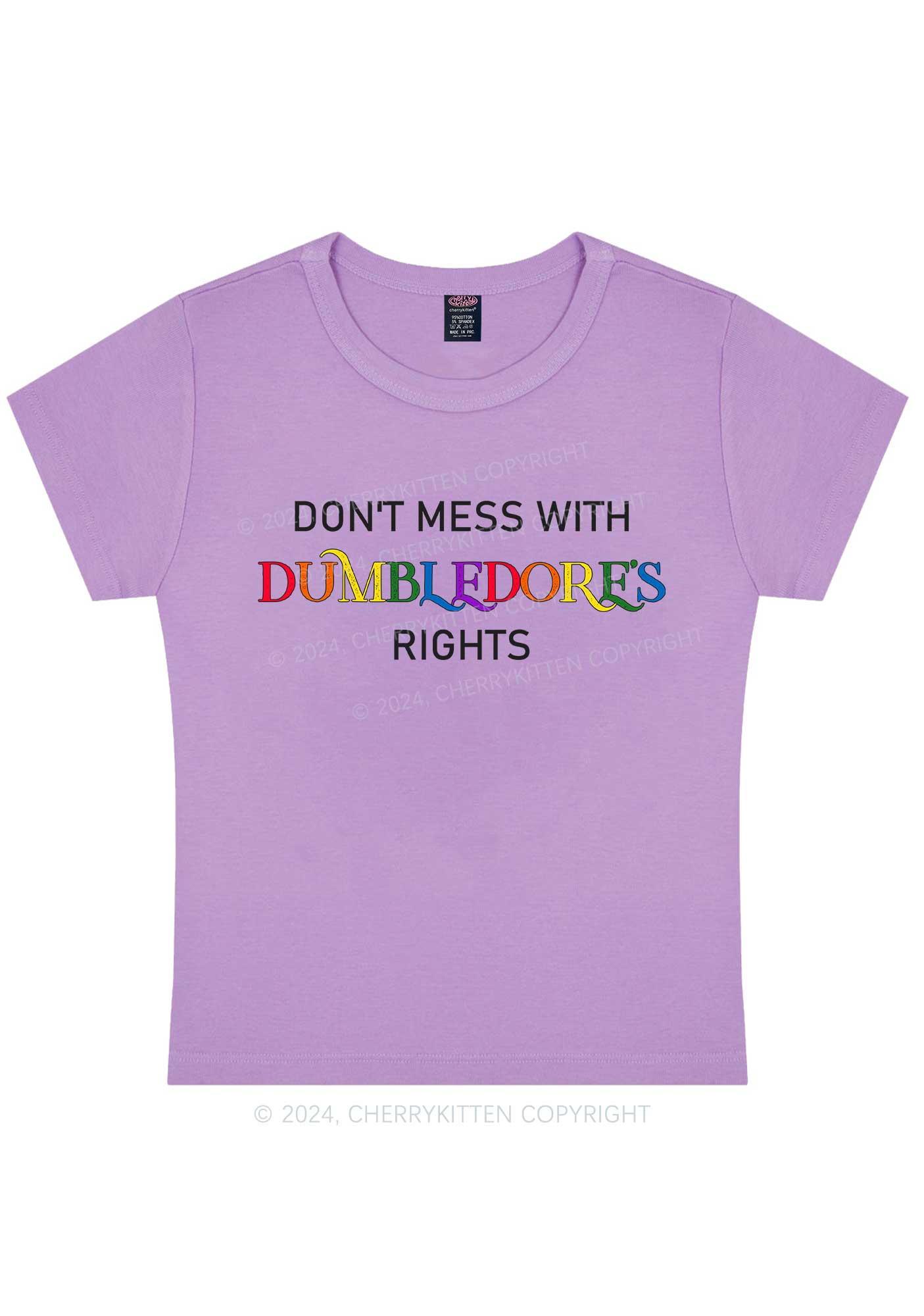 Dumbledore's Rights Y2K Baby Tee Cherrykitten