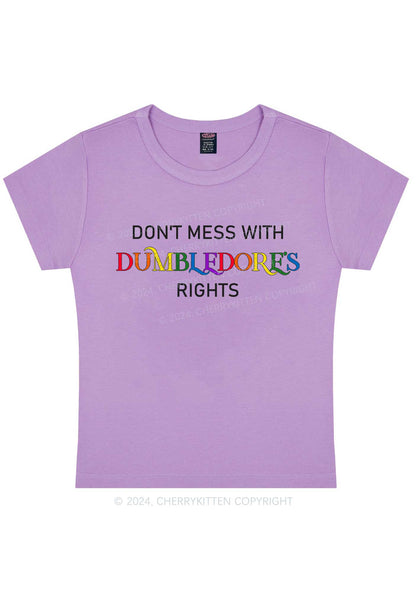 Dumbledore's Rights Y2K Baby Tee Cherrykitten