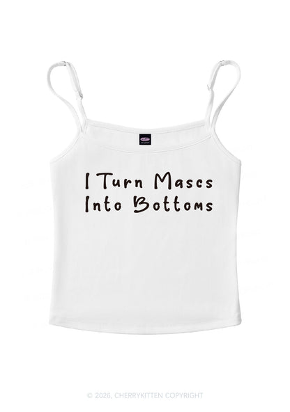 Turn Mascs Into Bottoms Pride Y2K Spaghetti Strap Cami Cherrykitten
