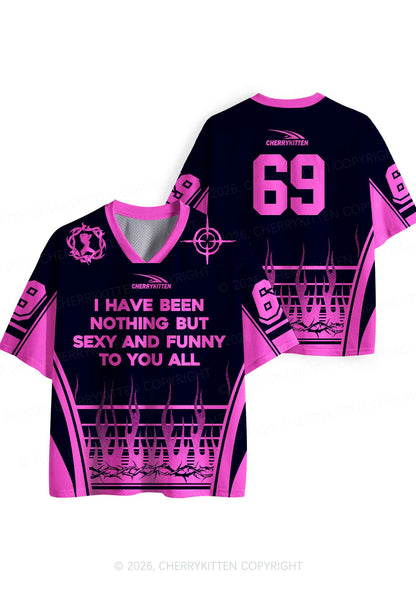 I Have Been Funny Y2K Sport Jersey Shirts Cherrykitten