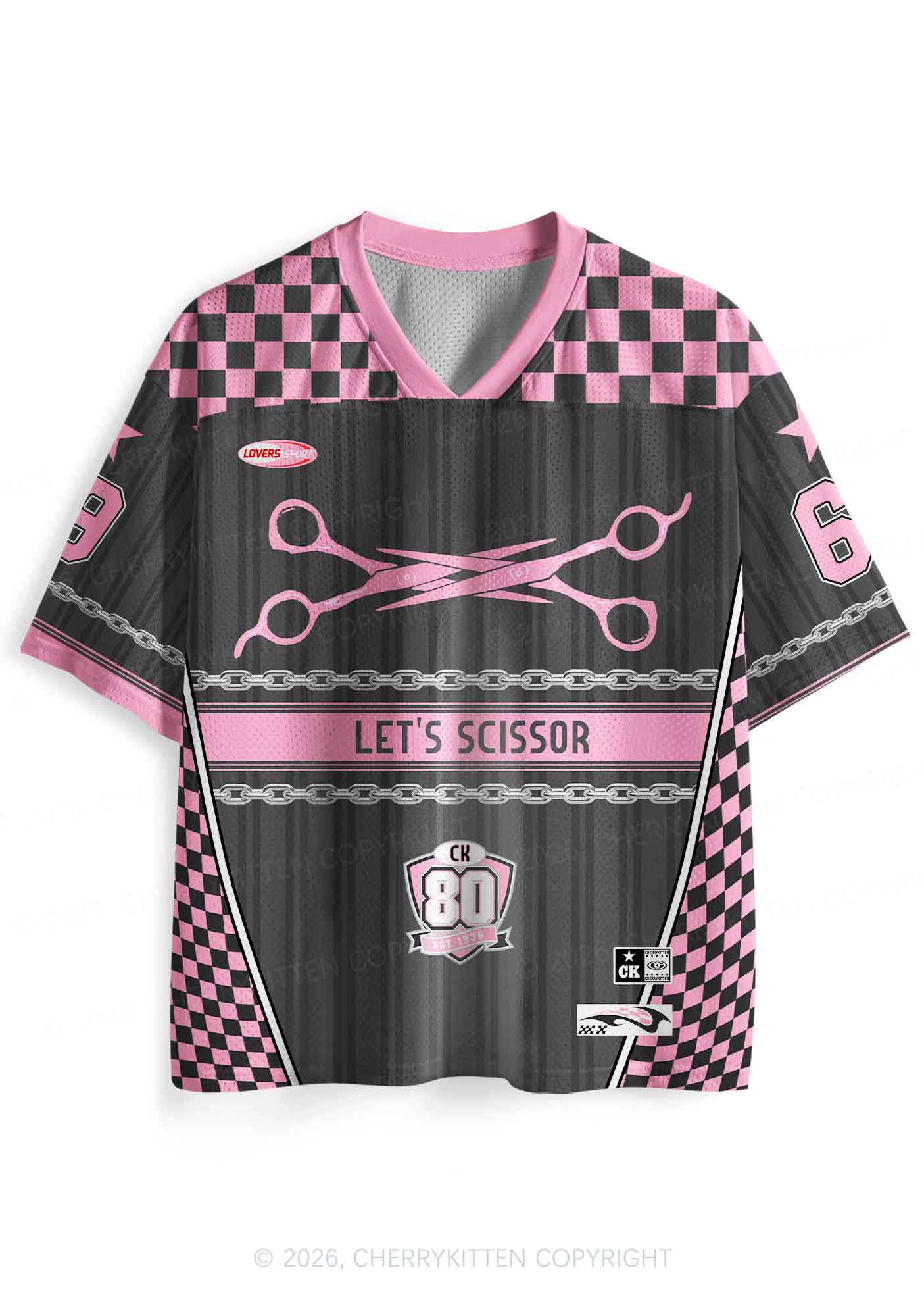 Lets Scissor Pride Y2K Sport Jersey Shirts Cherrykitten