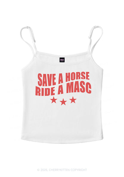 Ride A Masc Pride Y2K Spaghetti Strap Cami Cherrykitten
