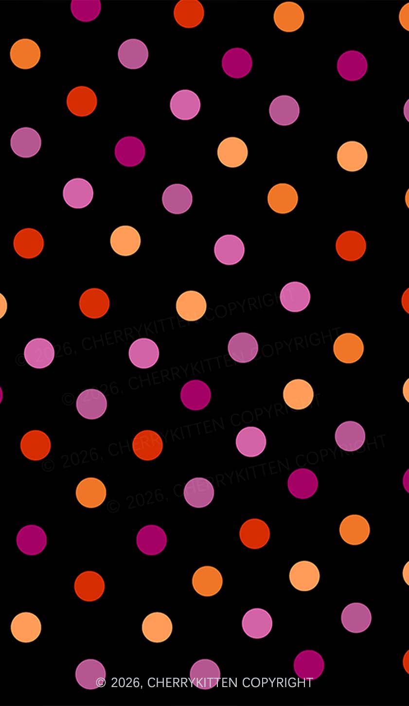 Lesbian Dots Pride Y2K Phone Case Cherrykitten