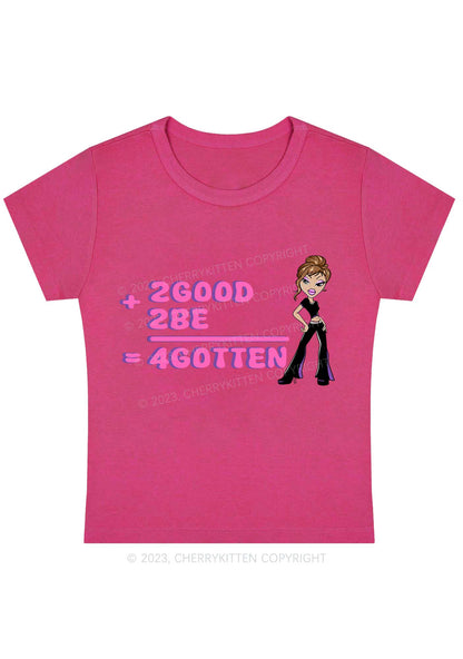Curvy 2 Good Plus 2 Be Y2K Baby Tee Cherrykitten