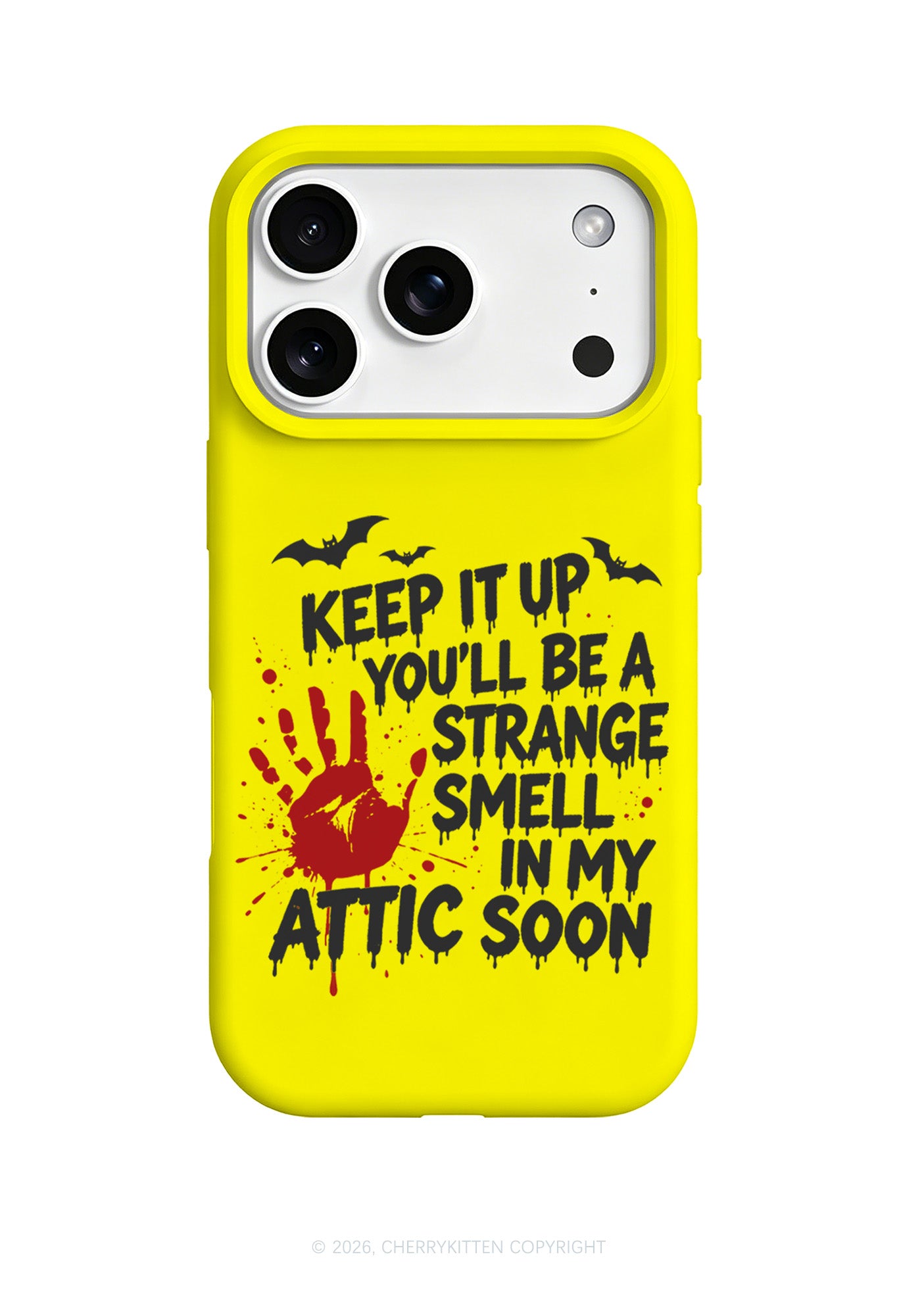 Halloween Strange Smell In My Attic Y2K Phone Case Cherrykitten