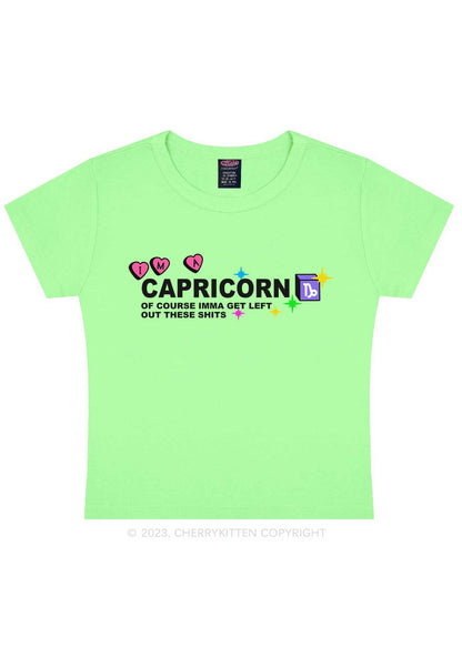 I'm A Capricorn Y2K Baby Tee Cherrykitten