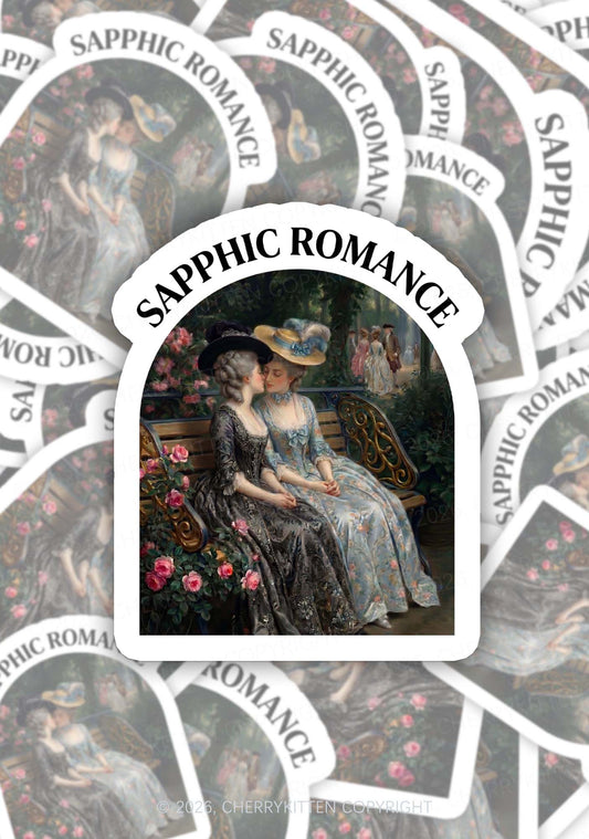 Sapphic Romance Pride 1pc Y2K Sticker Cherrykitten