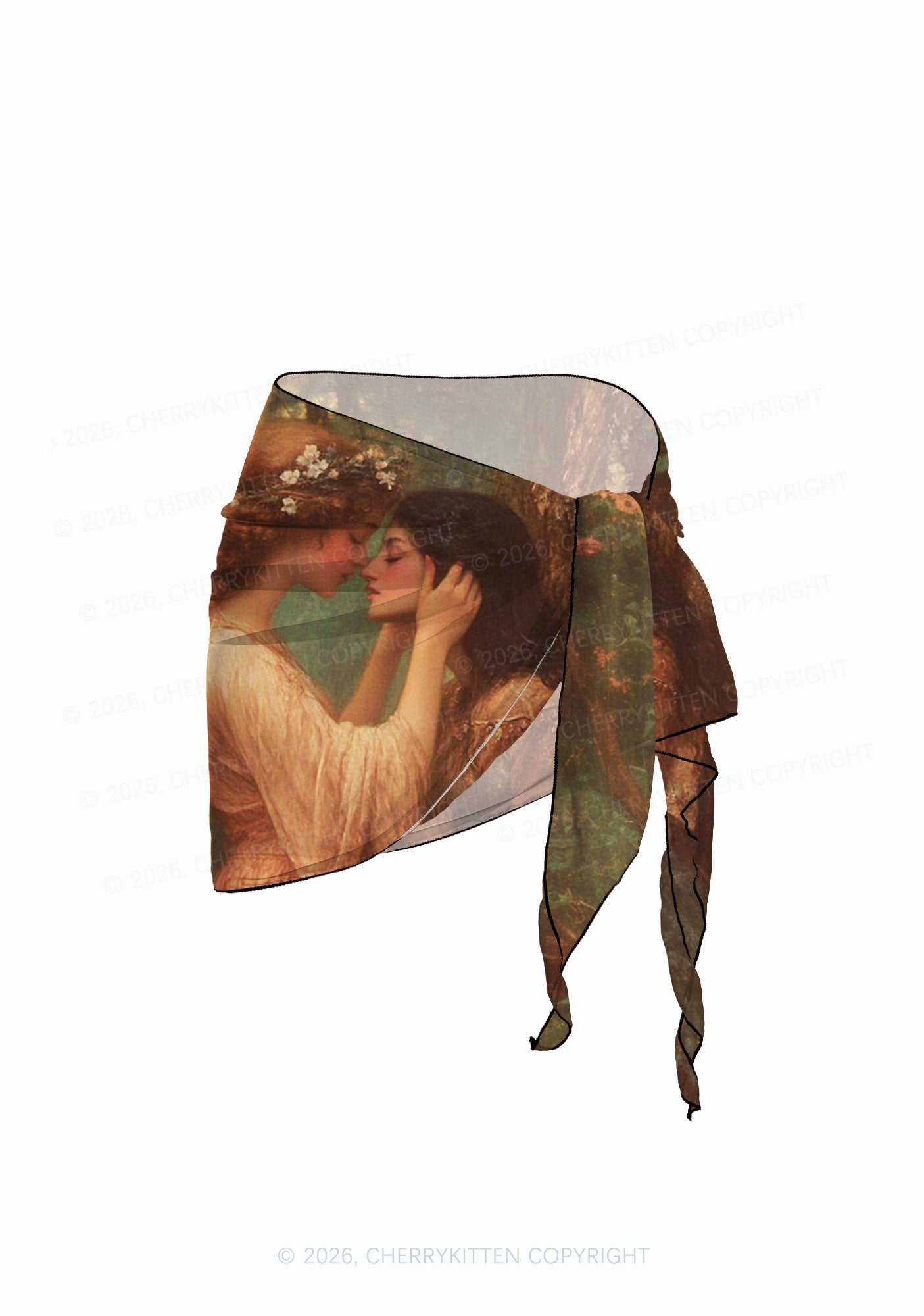 The Lesbians Pride Y2K Print Bikini Set Cherrykitten