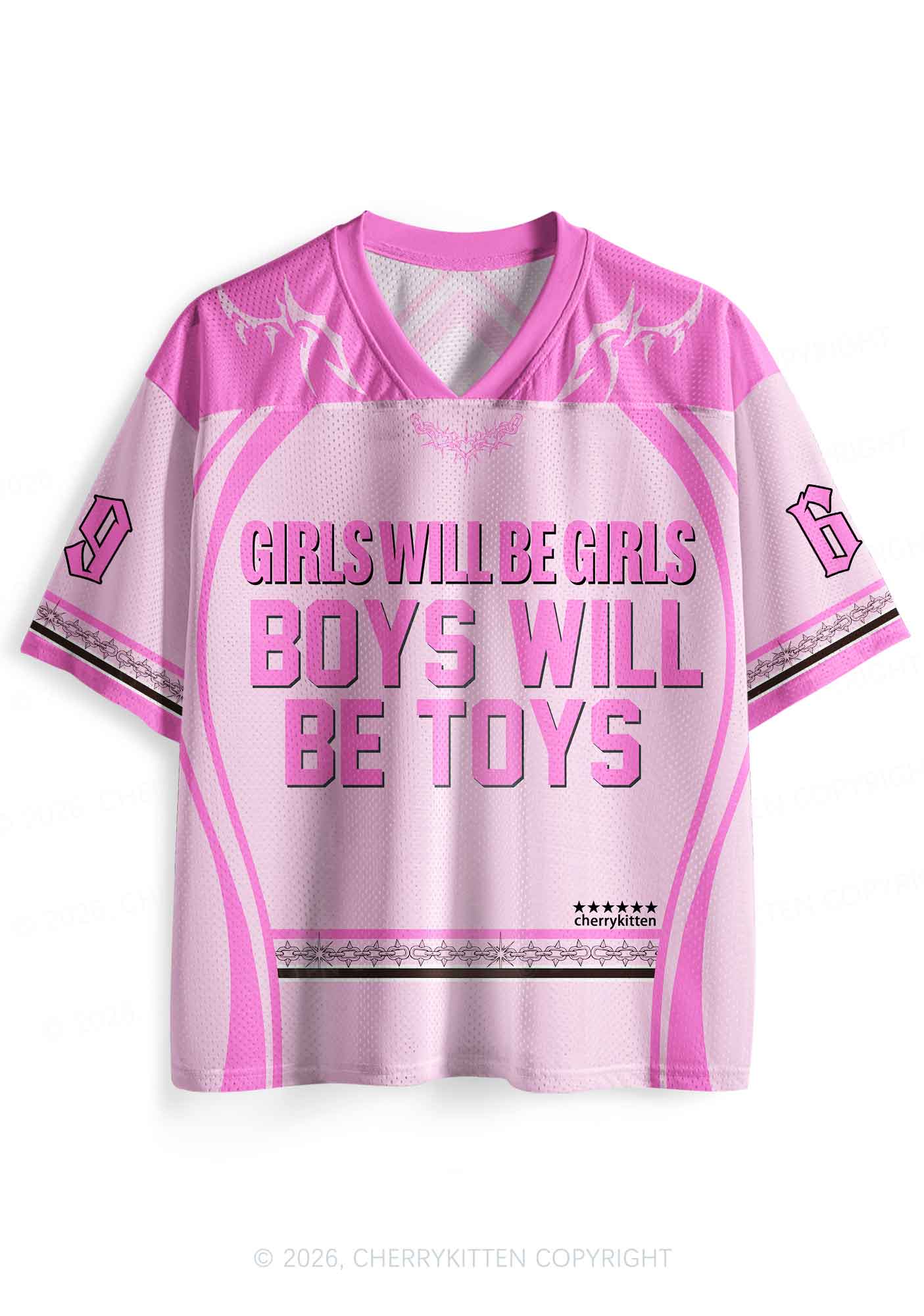Boys Will Be Toys Y2K Sport Jersey Shirts Cherrykitten
