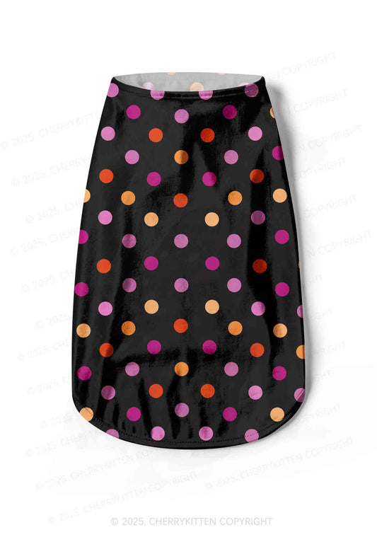 Lesbian Dots Pride Y2K Pet Tank Top Cherrykitten