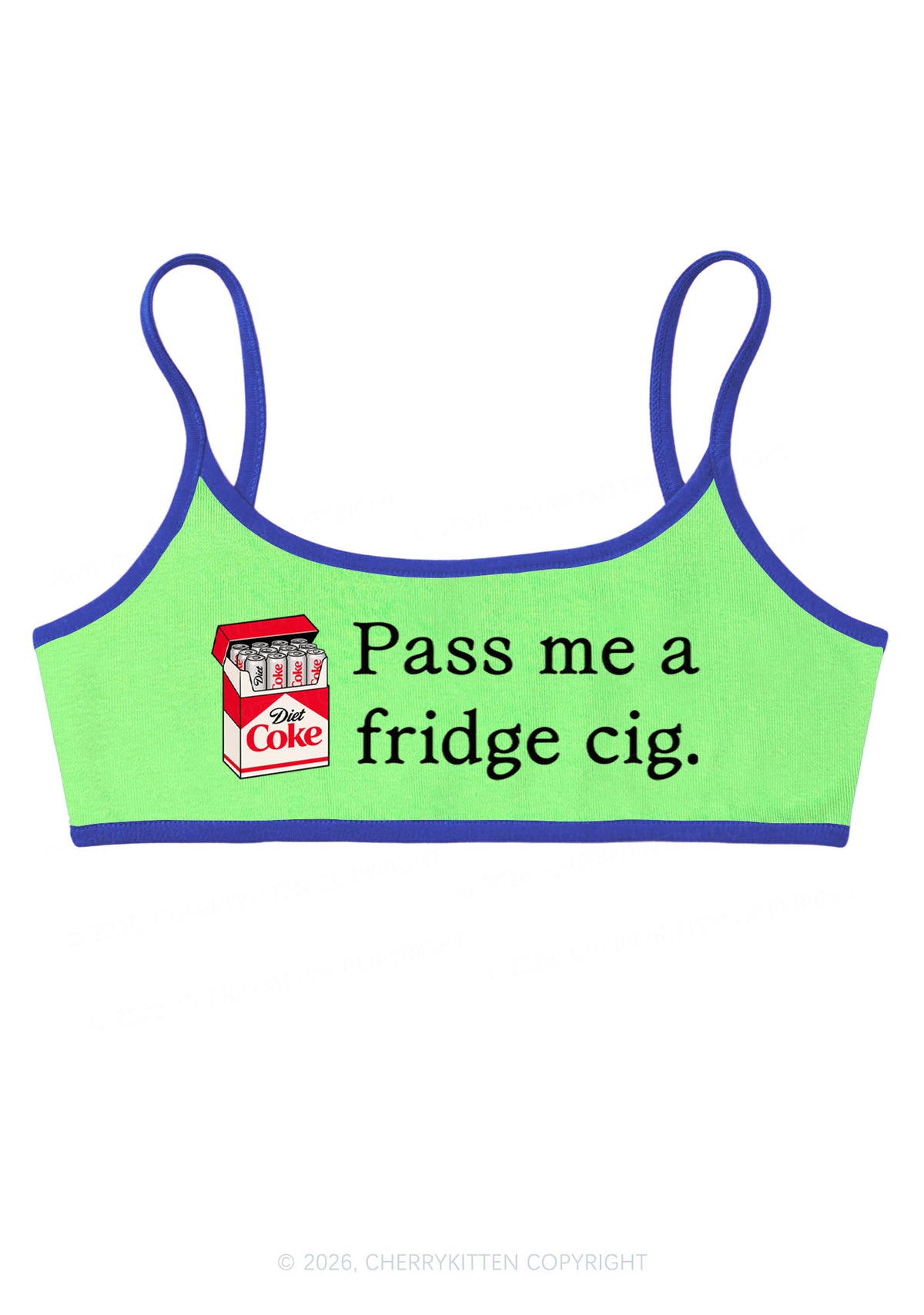Pass Me Fridge Cig Y2K Super Crop Cami Cherrykitten
