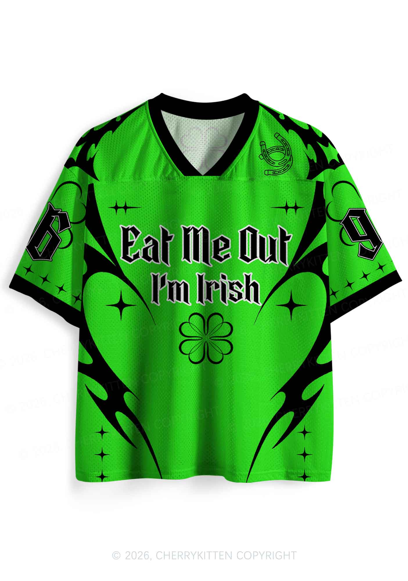 Custom Eat Me Out Im Irish St Patricks Y2K Sport Jersey Shirts Cherrykitten