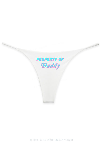 Property Of Daddy Y2K Bikini String Thong Cherrykitten