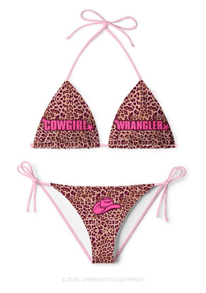 Cowgirl Wrangler Pride Y2K Print Bikini Set Cherrykitten
