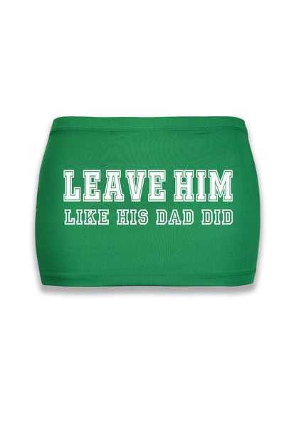 Leave Him Y2K Mini Hip Skirt Cherrykitten