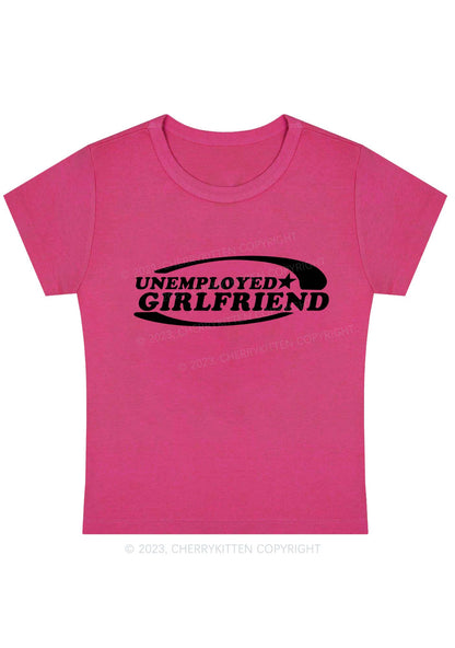 Curvy Unemployed Girlfriend Star Baby Tee Cherrykitten
