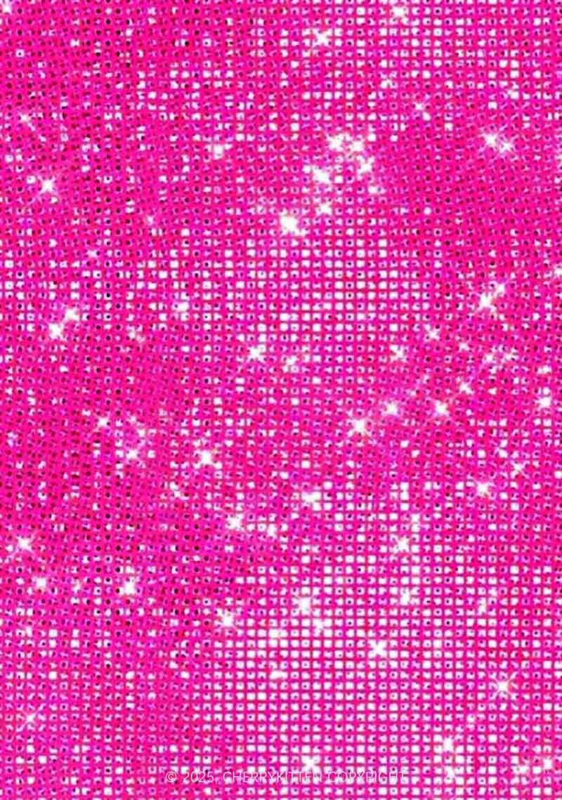 Shiny Pink Y2K Print Mini Layered Skirt Cherrykitten