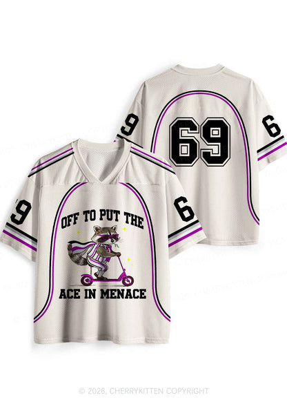 Off To Put The Ace In Menace Pride Y2K Sport Jersey Shirts Cherrykitten