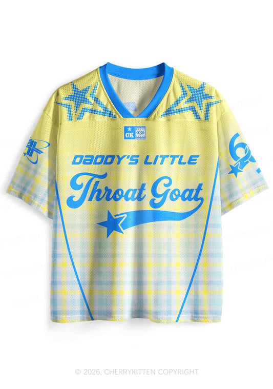 Daddys Little Throat Goat Y2K Sport Jersey Shirts Cherrykitten