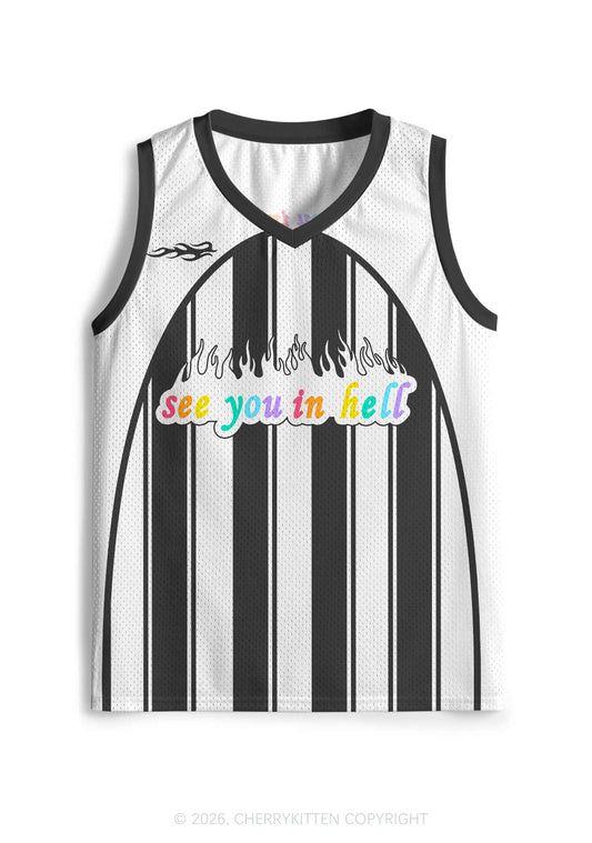 See You In Hell Pride Y2K Sport Jersey Tank Cherrykitten