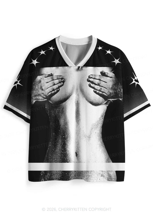 Black Touch Bxxbs Y2K Sport Jersey Shirts Cherrykitten