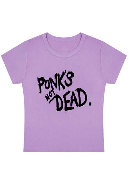 Punk's Not Dead Y2K Baby Tee