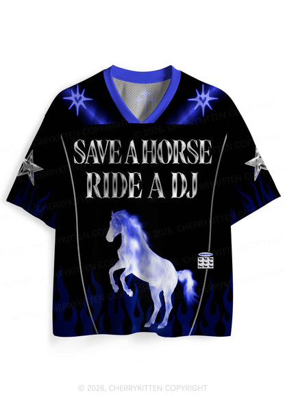 Ride A DJ Horse Y2K Sport Jersey Shirts Cherrykitten