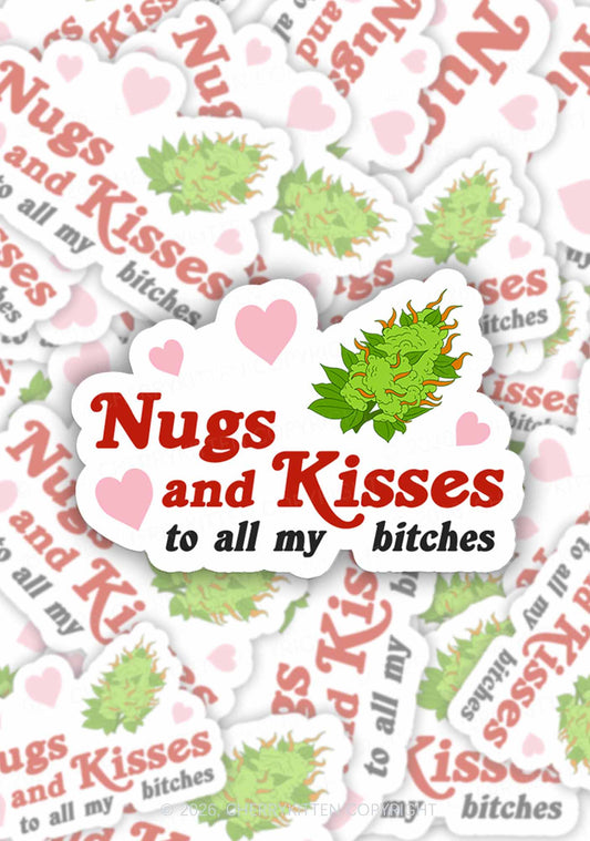 Nxgs And Kisses 1pc Y2K Sticker Cherrykitten