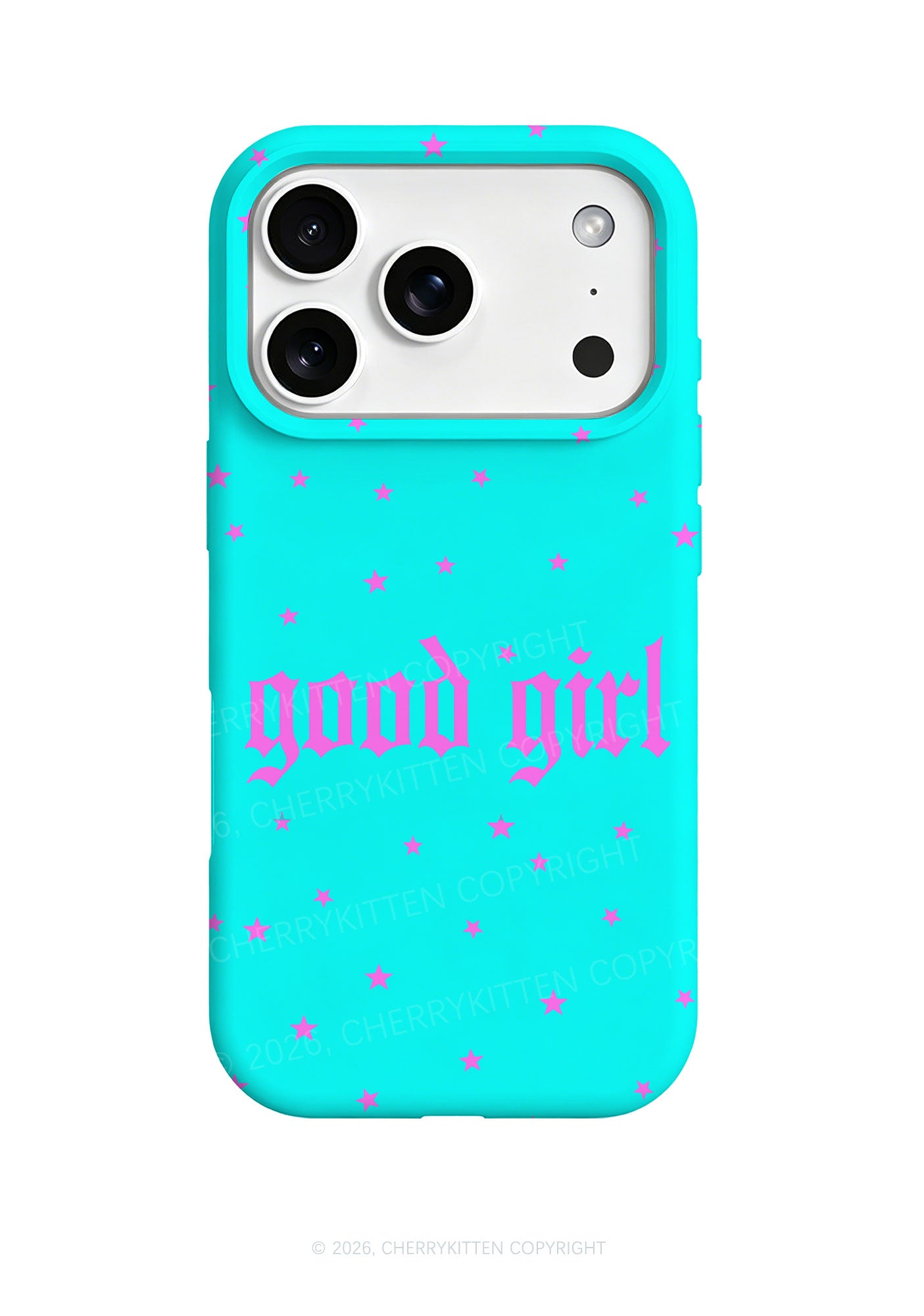 Blue Good Girl Y2K Phone Case Cherrykitten