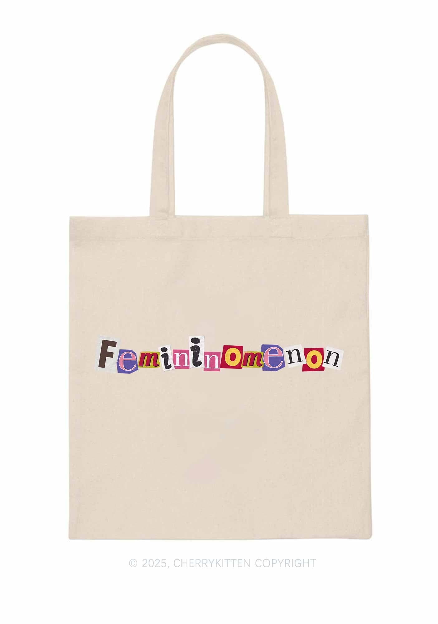 Femininomenon Pride Y2K Canvas Tote Bag Cherrykitten