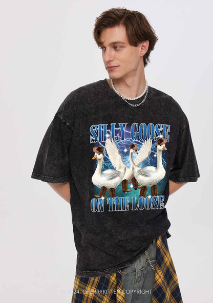 Cowboy Goose Y2K Washed Tee Cherrykitten